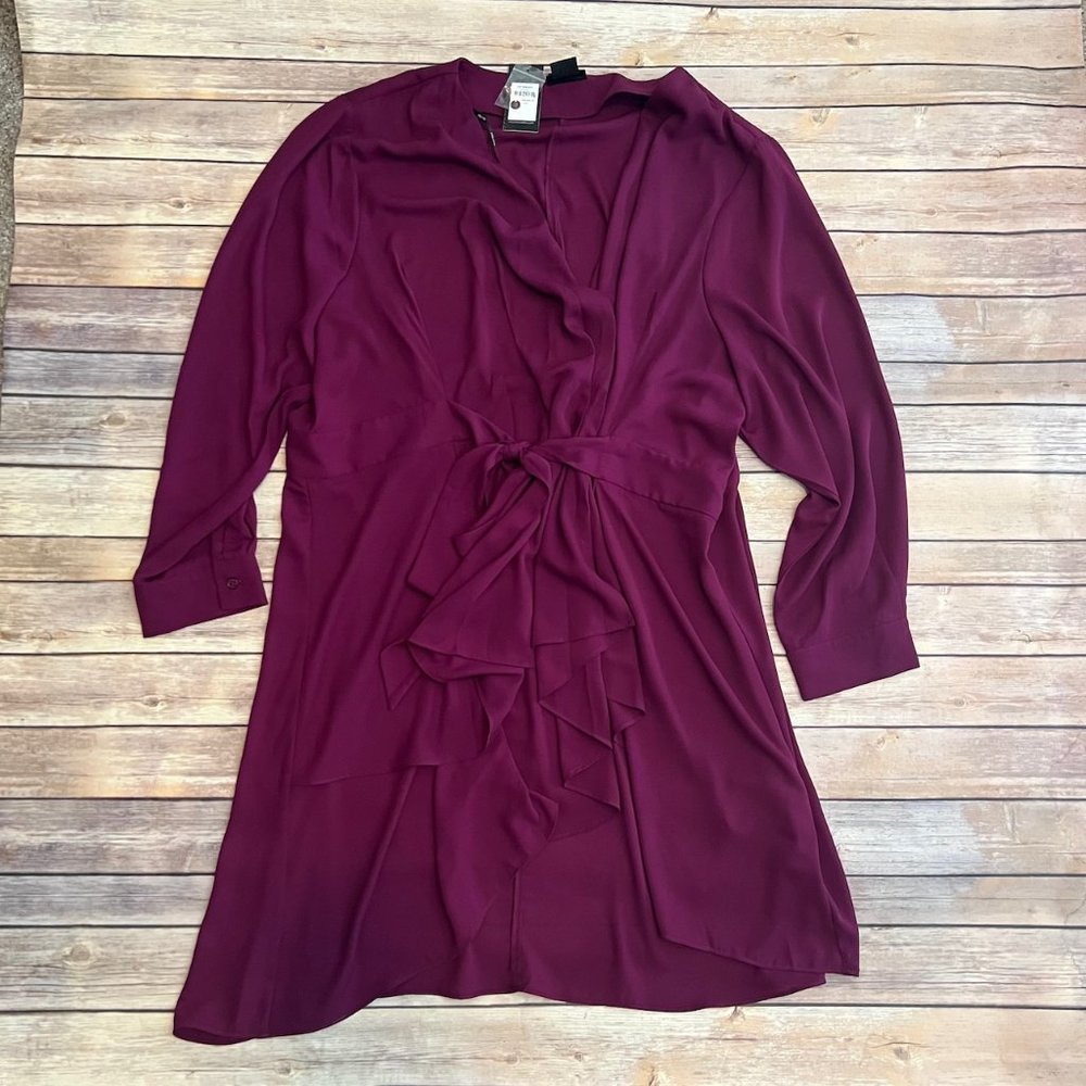 NEW City Chic Shibara Top - Mulberry